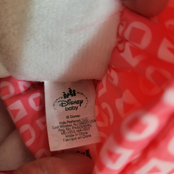 Disney's Minnie Mouse Plush Ring, Crinkle & Chew Stuffed Infant & Toddler Toy - Picture 3 of 4